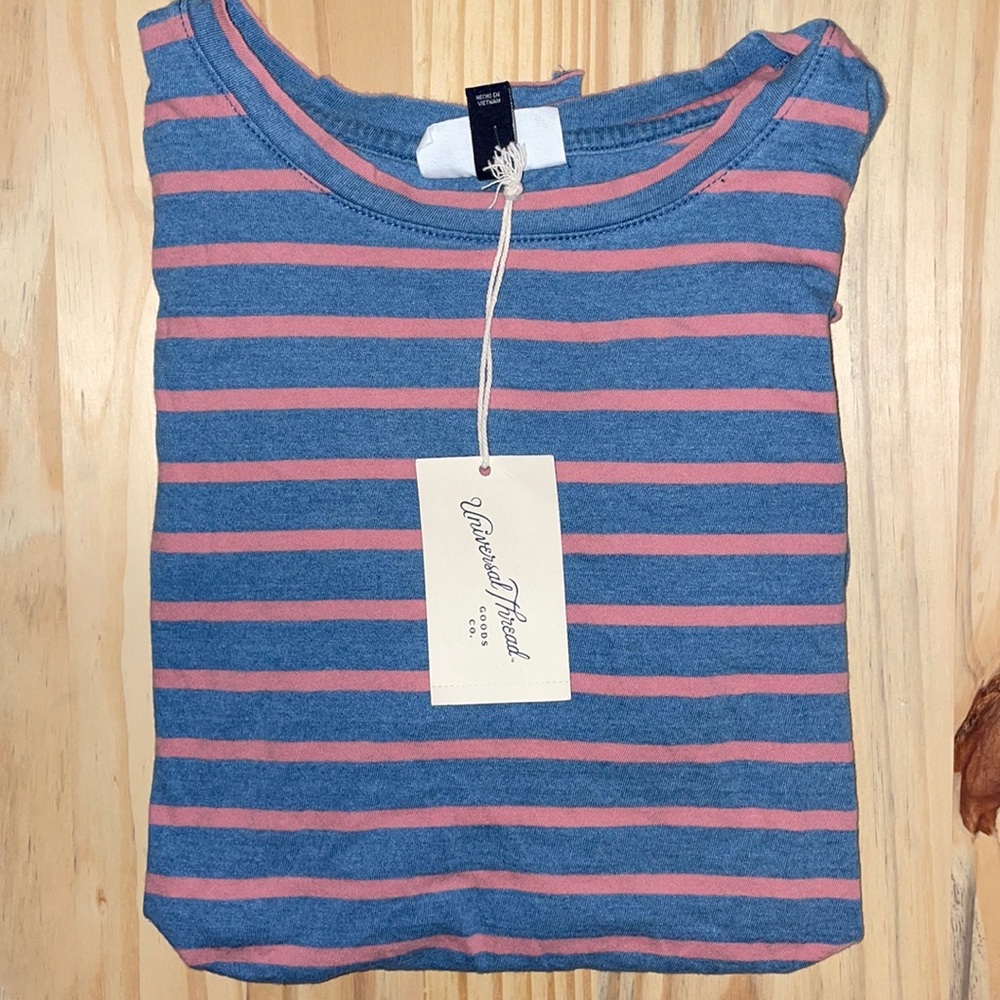 Pink and Blue Stripped T-Shirt